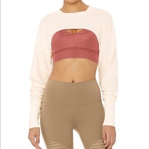 Alo Yoga Extreme Long Sleeve Top White/Cream S